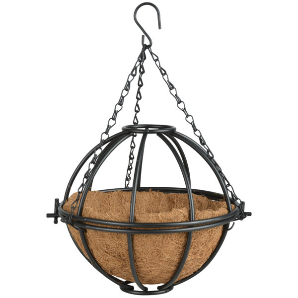 Brambly Cottage 10" Hanging Basket Sphere Wayfair.co.uk